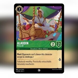Aladdin 🔥 Disney Lorcana Trading Card TCG 💎 FOIL
